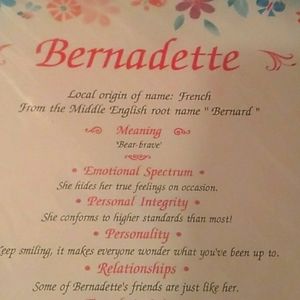 Bernadette (Name)